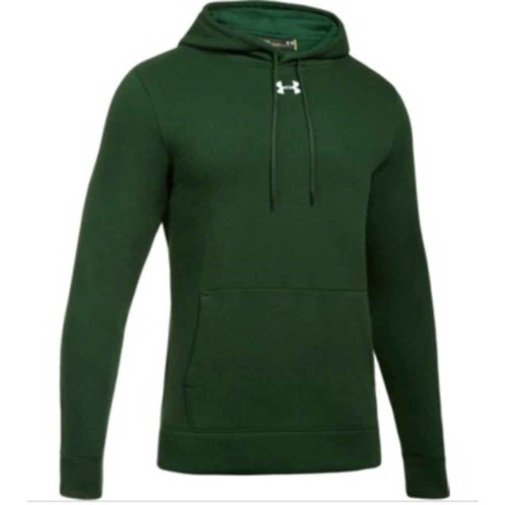 Under Armour Hoodie Mens Medium Green New ColdGear Pullover Sweatshirt